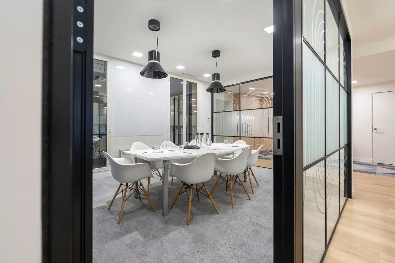 Sala del Workspaces en Goya para reuniones