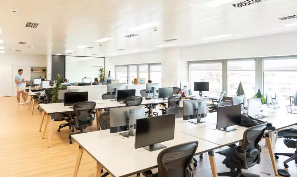 Oficina amb el pla de Suite corporativa