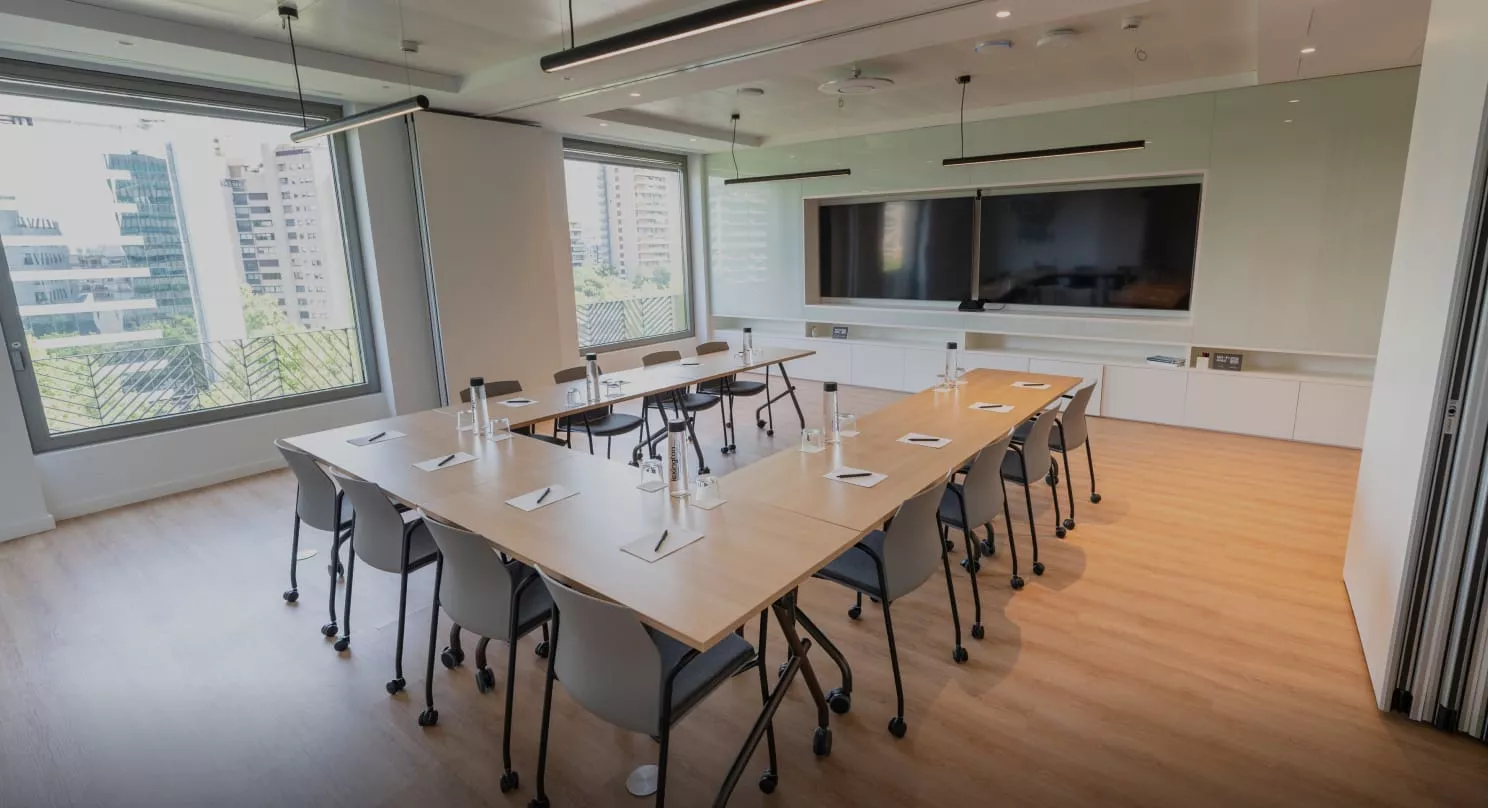 Sales per a esdeveniments corporatius de lloguer per hores