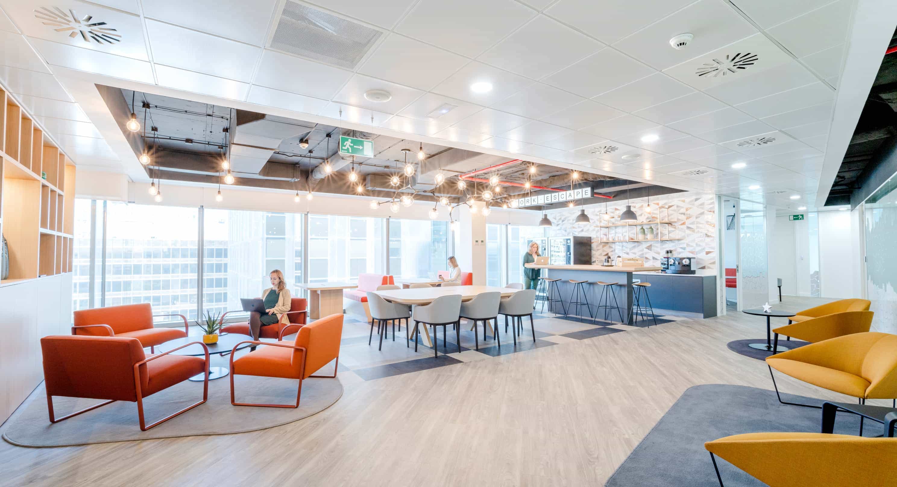 Office rental in coworking spaces in Spain