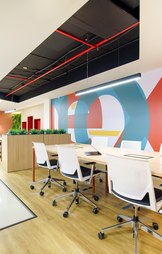 Private corporate offices for rent for companies in La Moraleja