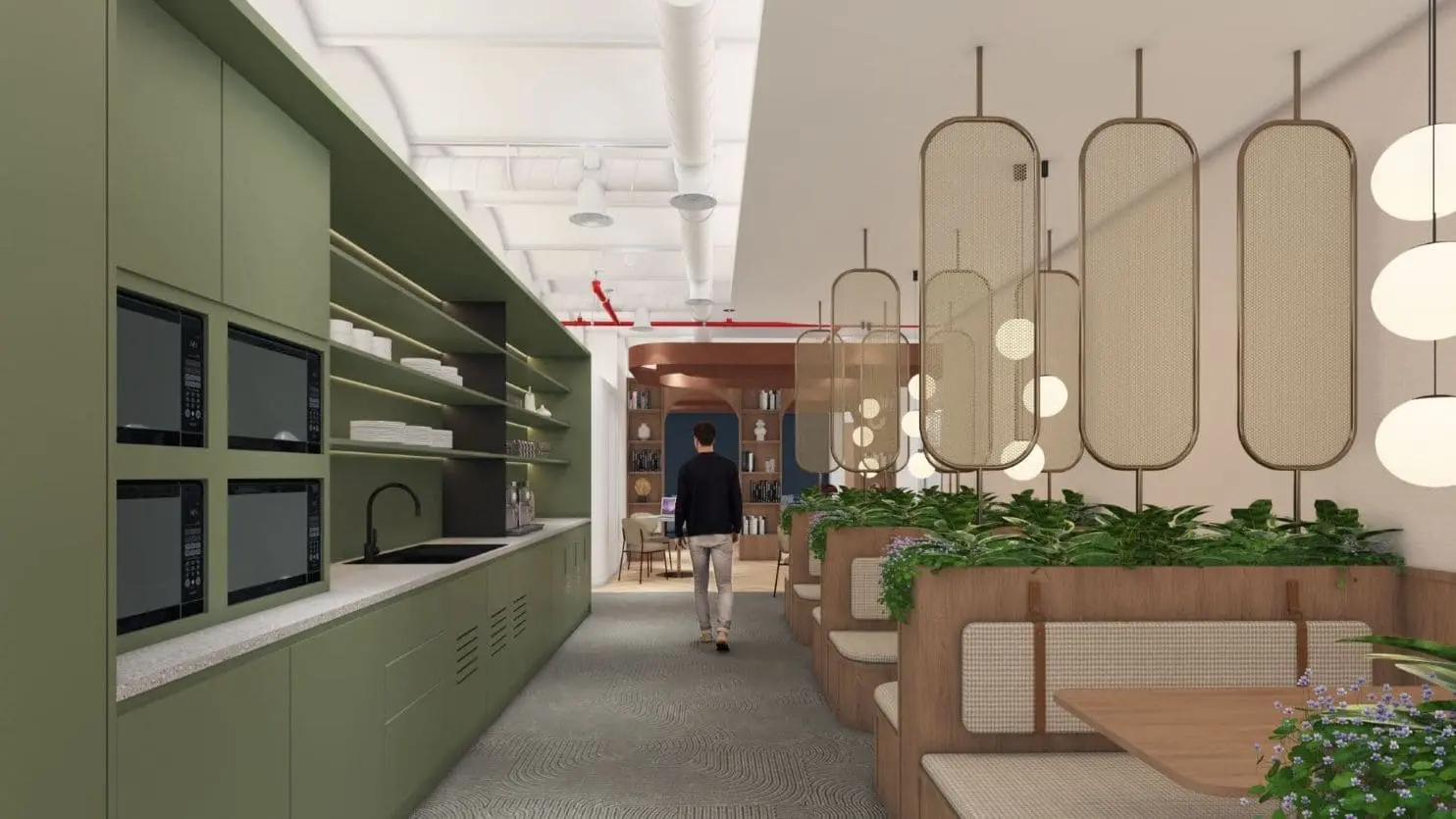 Zonas de trabajo compartidas en Gracia